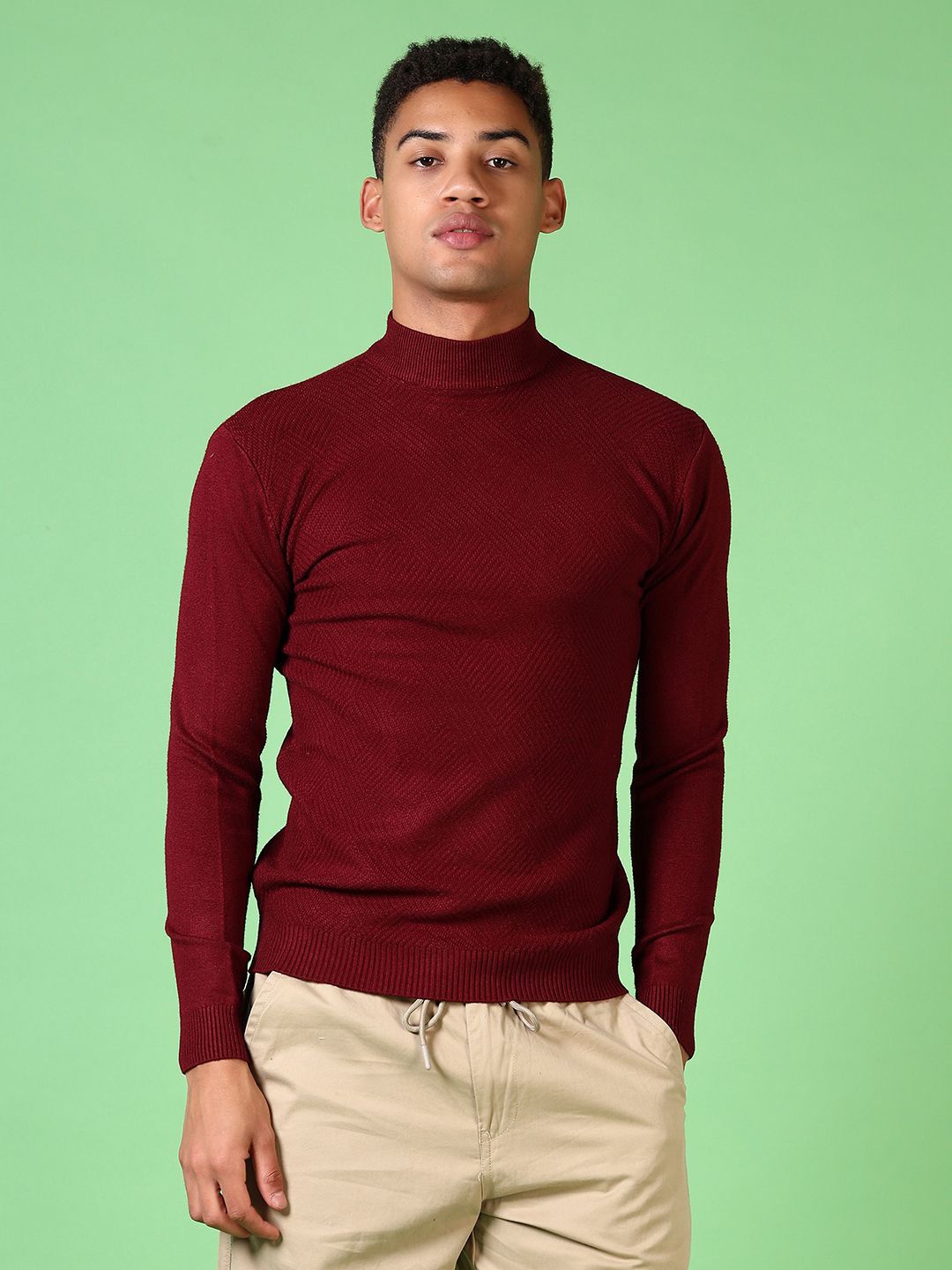 

V-Mart Men Pullover, Red
