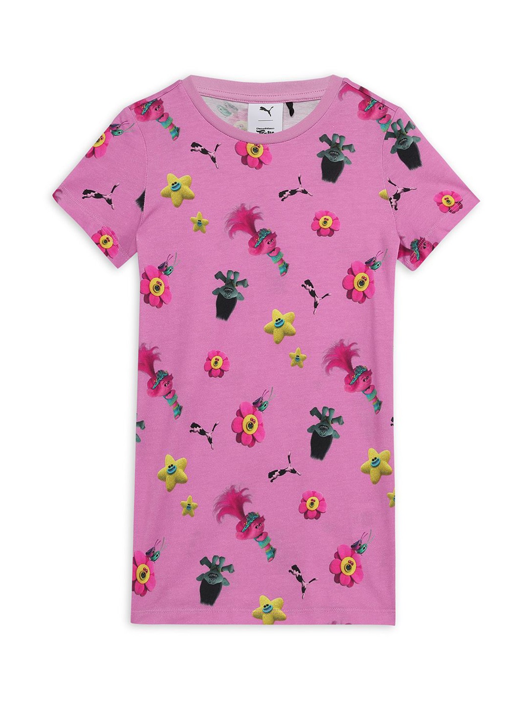 

Puma x Trolls Girls Printed T-Shirt, Pink