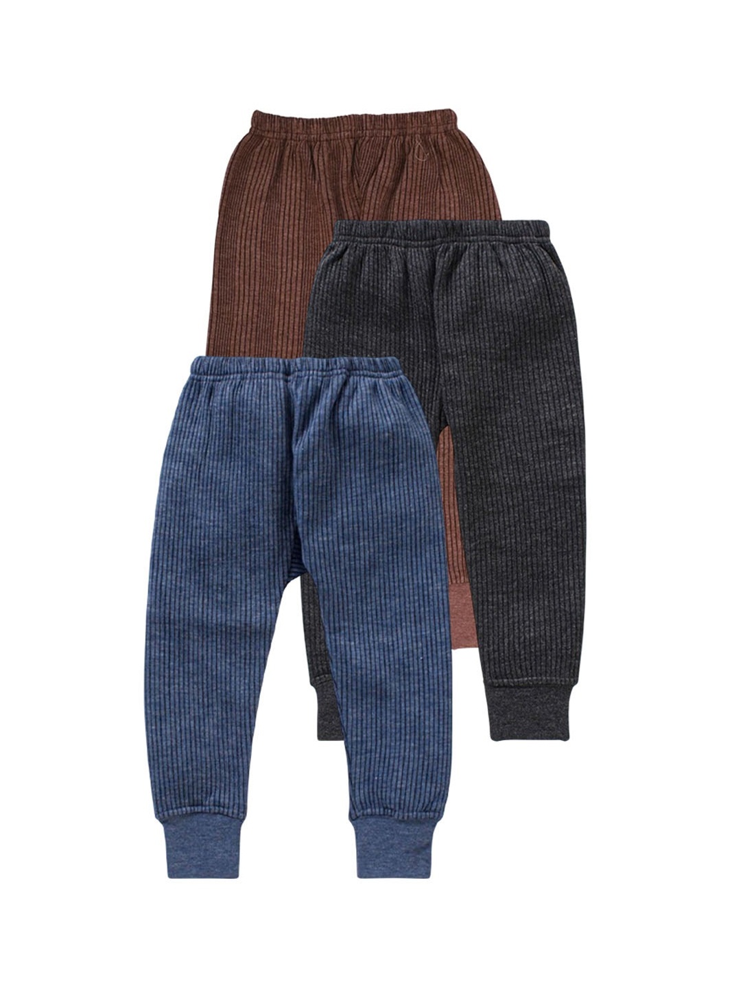 

BAESD Kids Pack Of 3 Thermal Bottoms, Black
