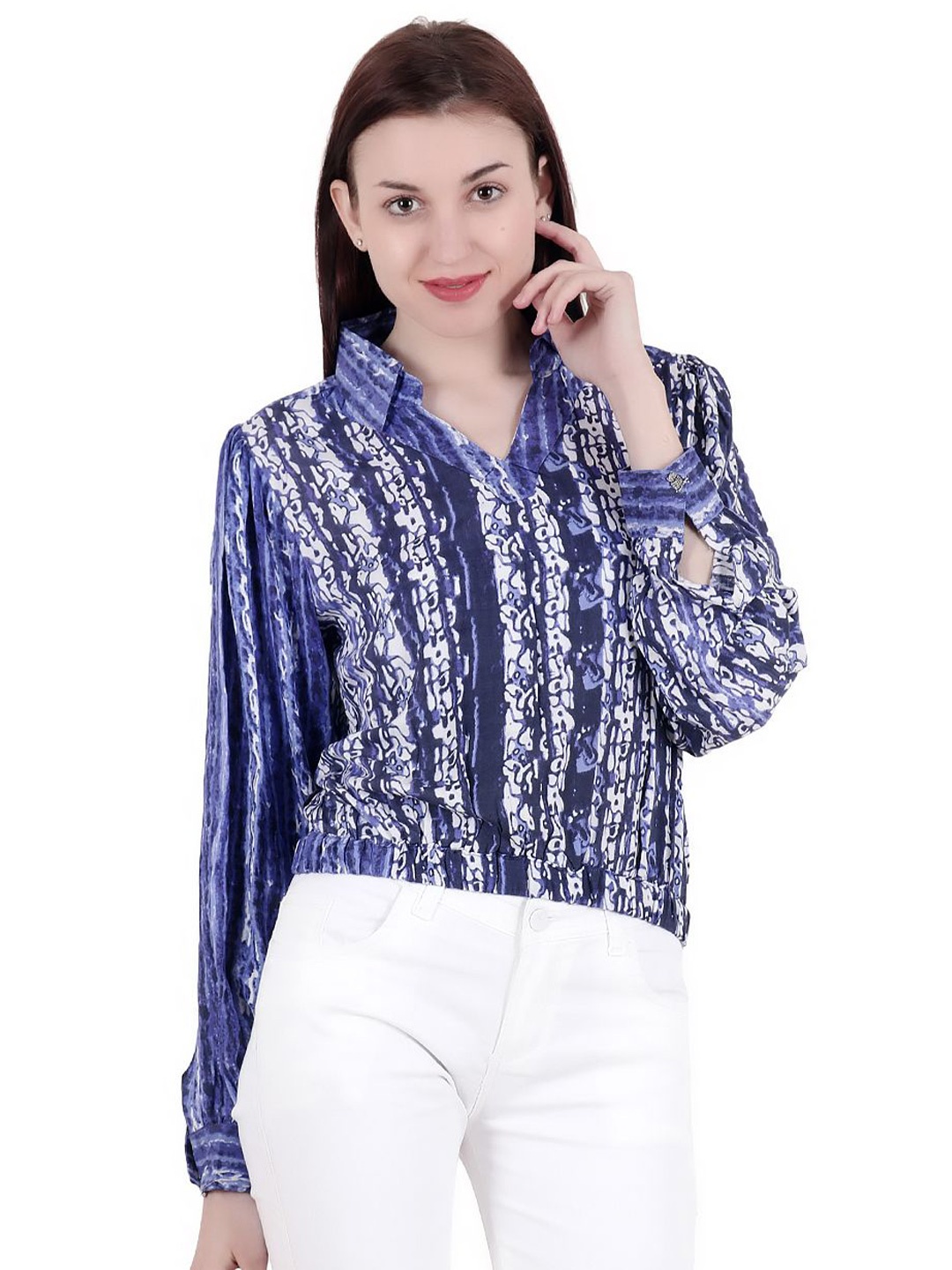

BAESD Print Top, Purple