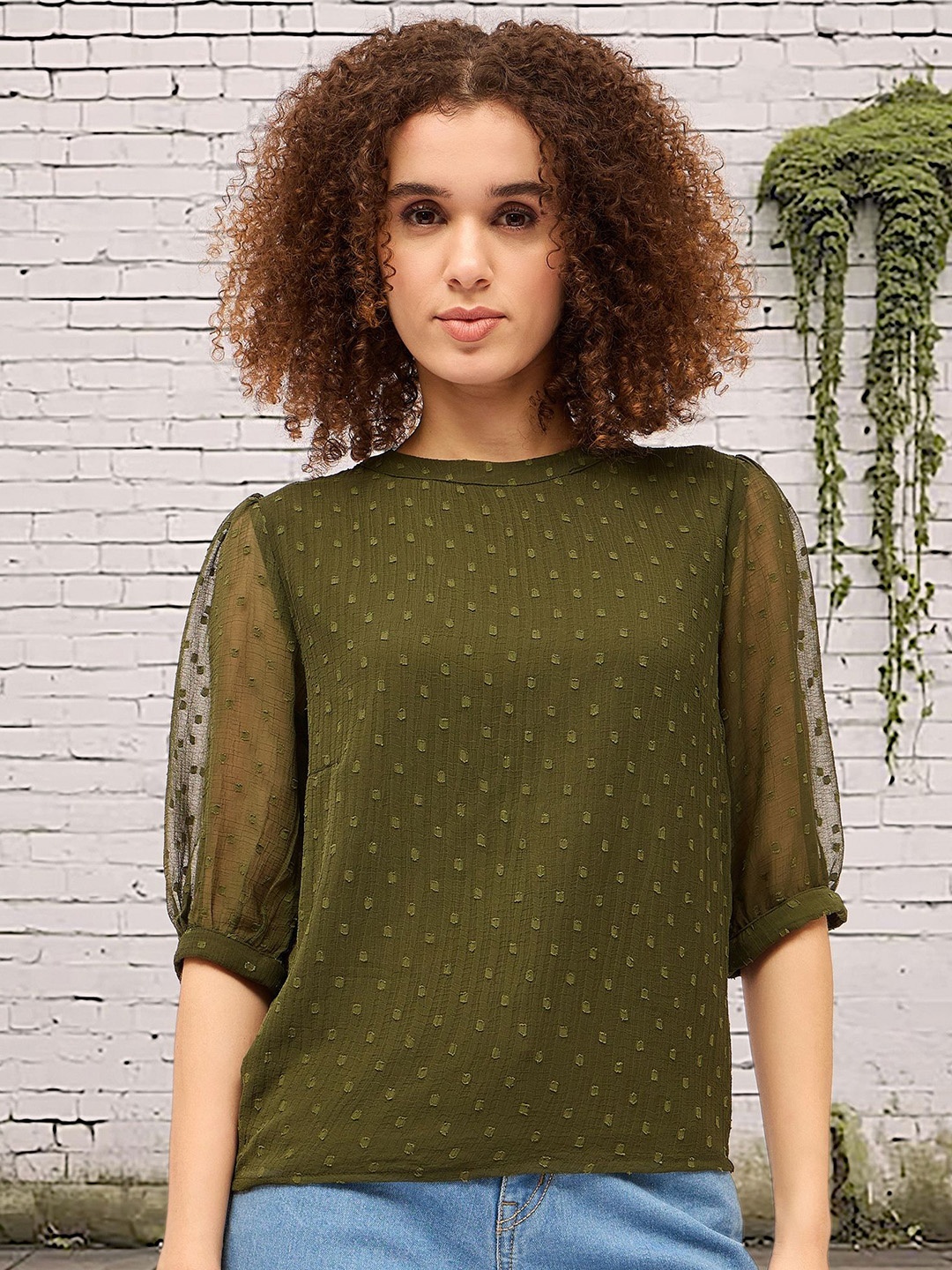 

DressBerry Top, Olive
