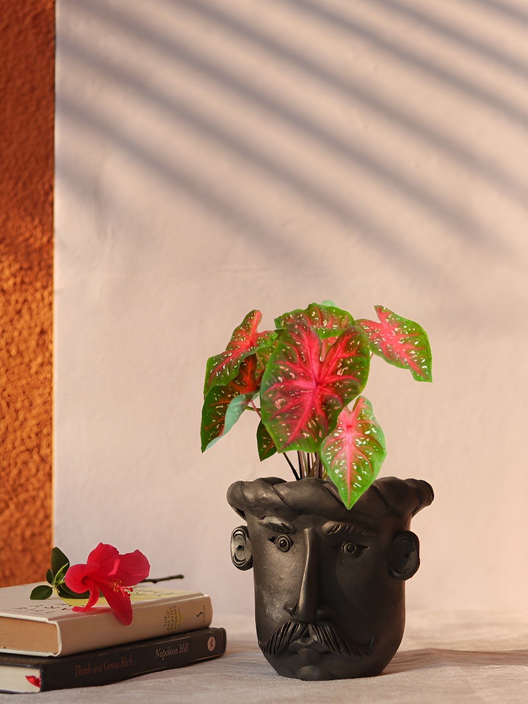 

AKKAARA Black Textured Face Planter