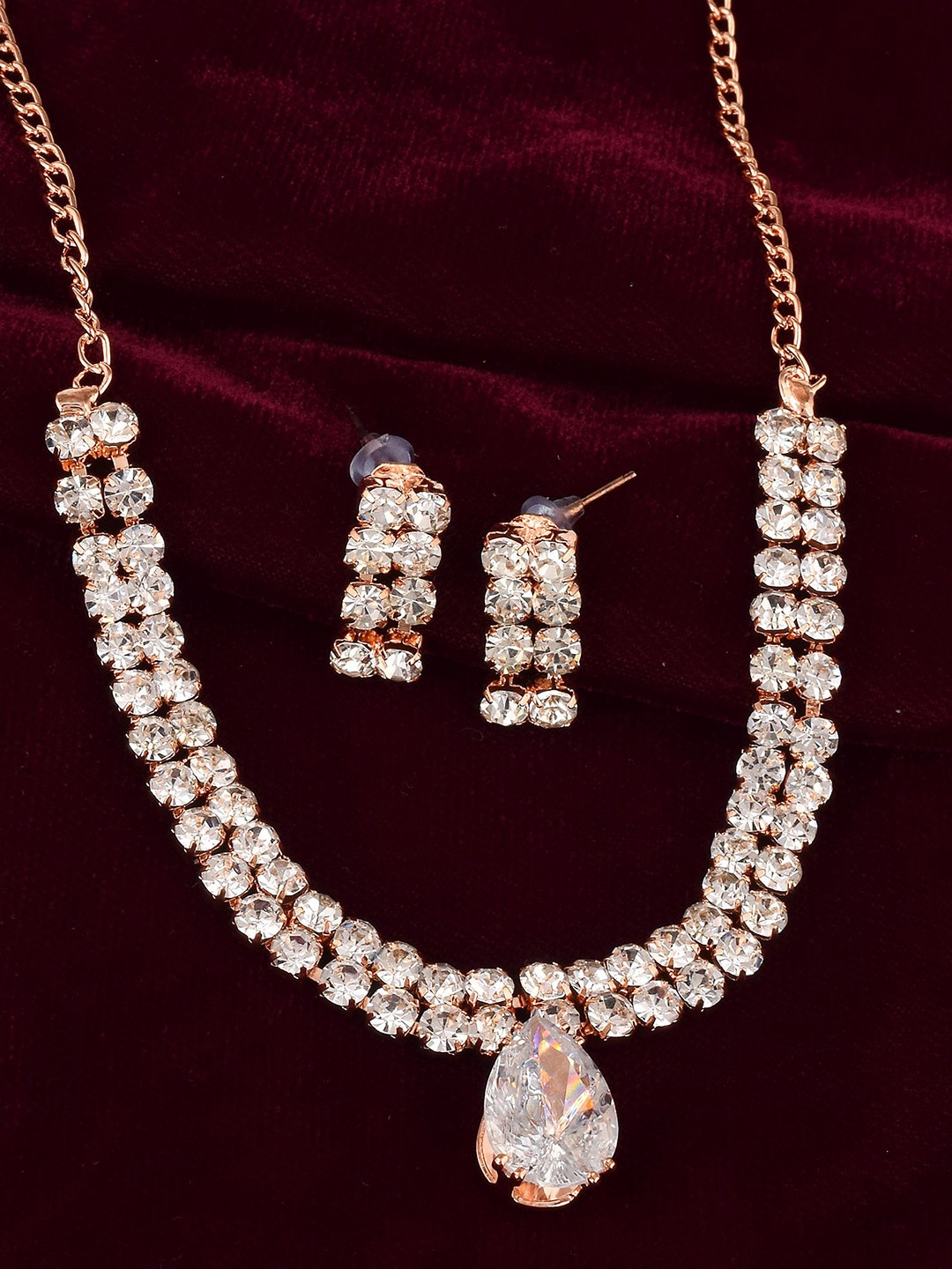 

MEMOIR Rose Gold plated Necklace Set