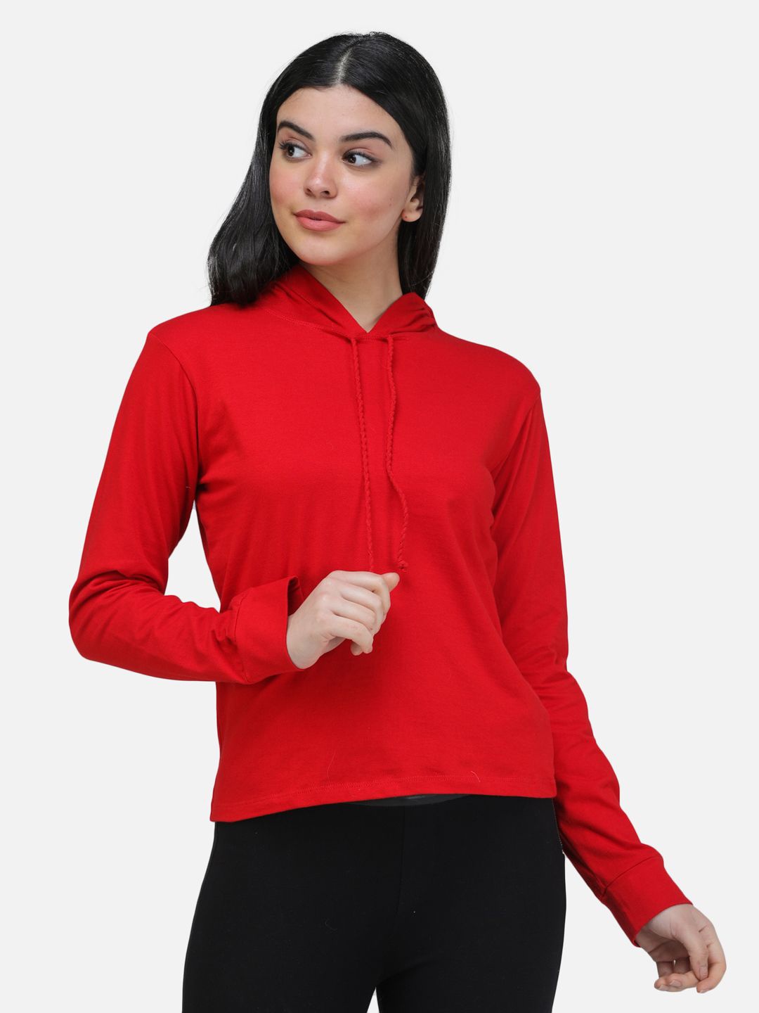 

BAESD Mandarin Collar Top, Red