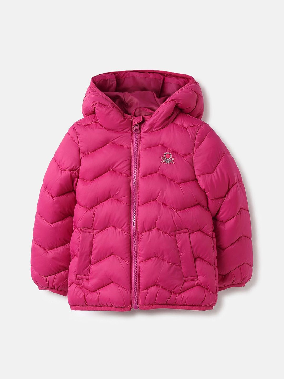 

United Colors of Benetton Girls Padded Jacket, Pink