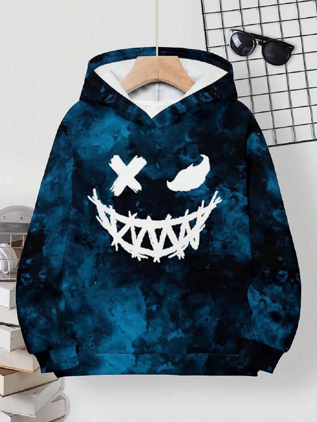 

BAESD Unisex Kids Printed Sweatshirt, Blue