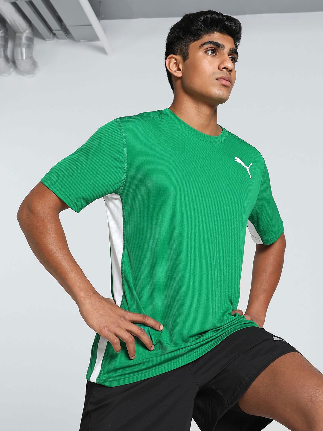 

Puma Cross The Line 2.0 Men's Track & Field Performance Fit T-Shirt, Green