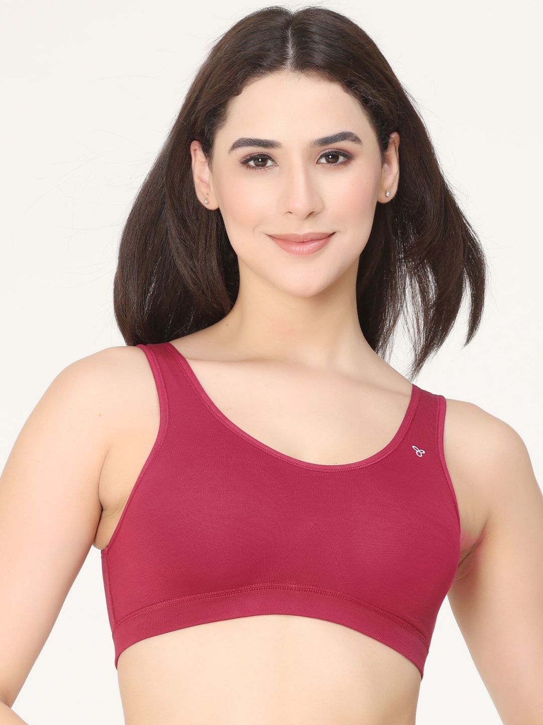 

Vismay Full Coverage Sports Bra, Red