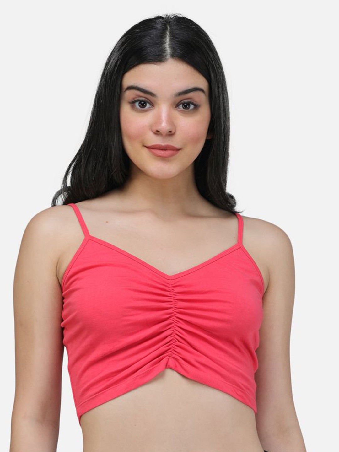 

BAESD Bralette Crop Top, Coral