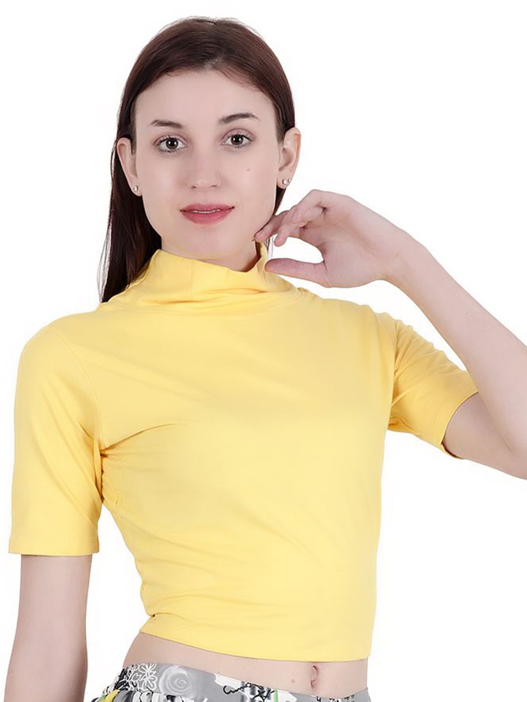 

BAESD Crop Top, Yellow
