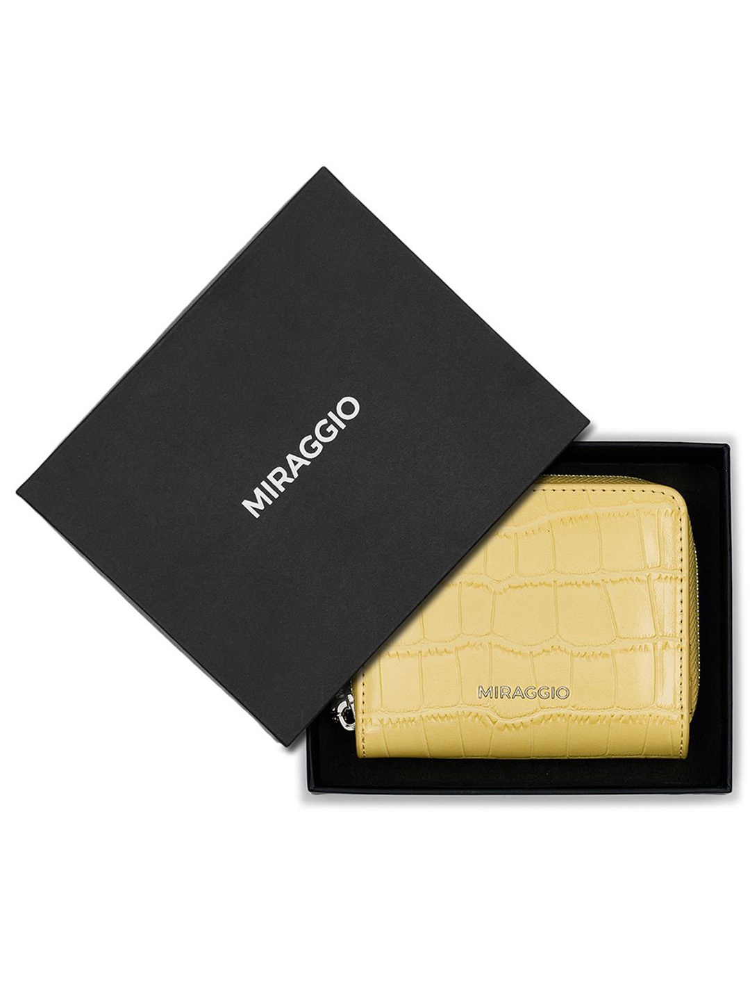 

MIRAGGIO Yellow PU Lea Wallet