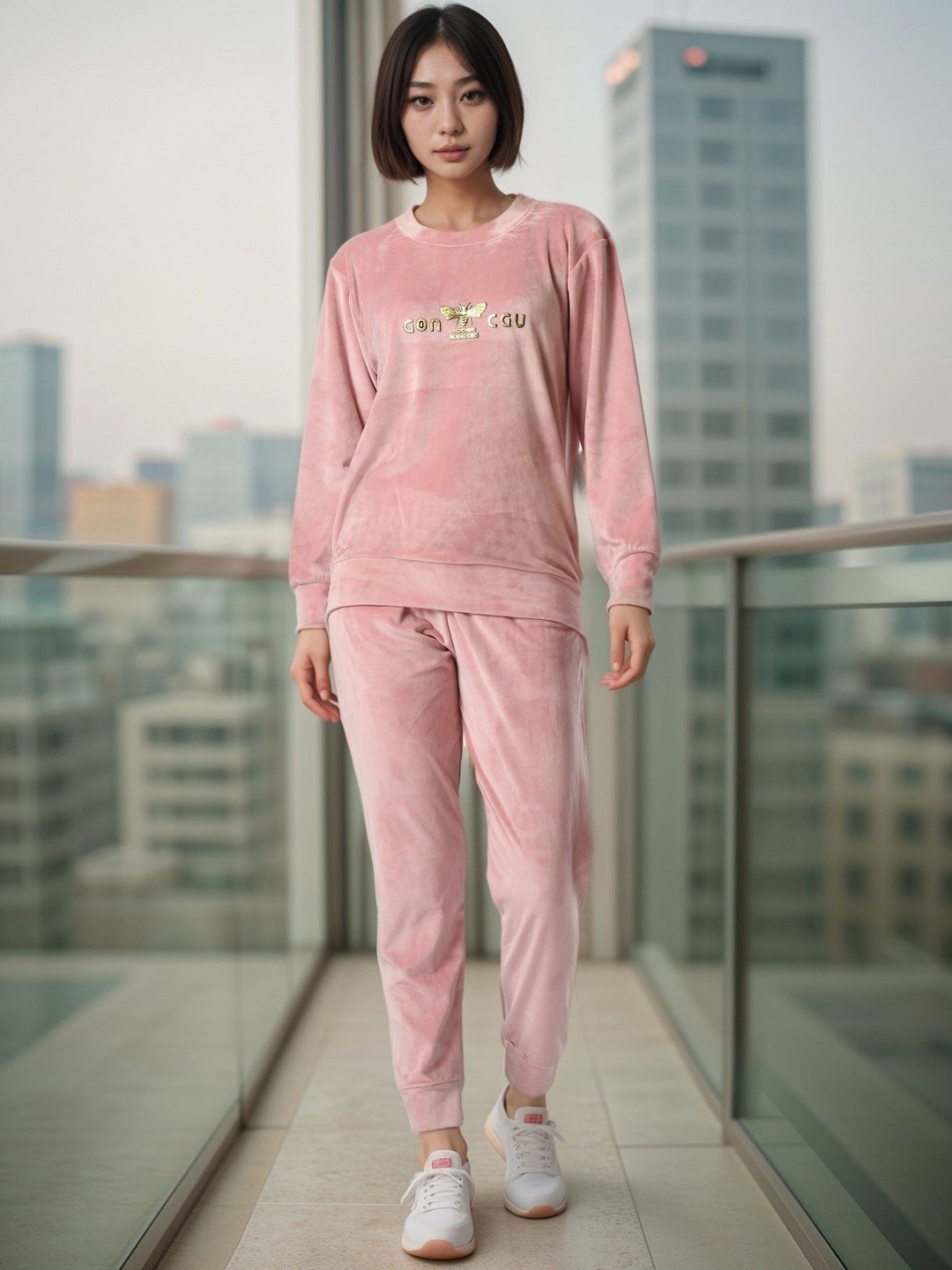 

BAESD Sweatshirt & Joggers Co-Ord, Pink