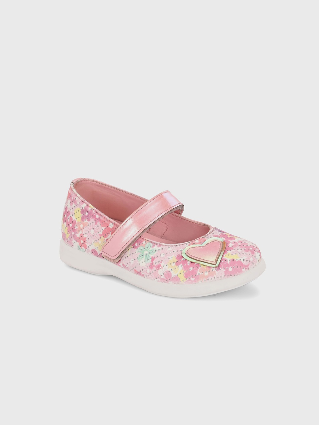 

YK Girls Embellished Ballerinas, Pink