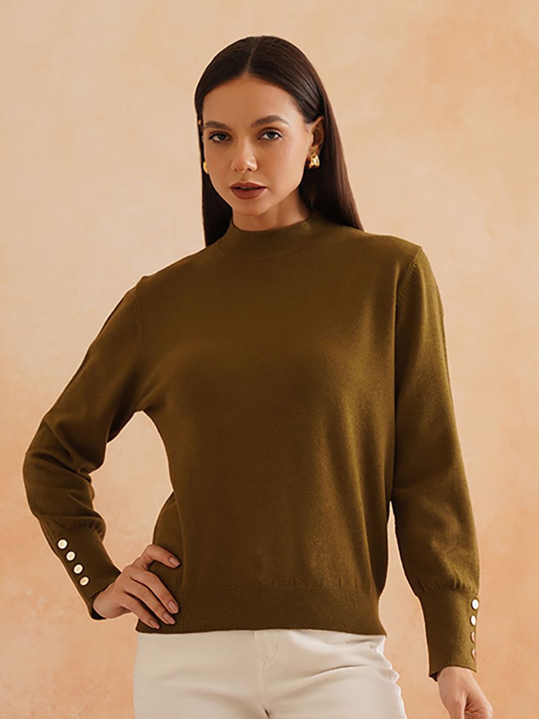 

Beatnik Women Pullover, Green