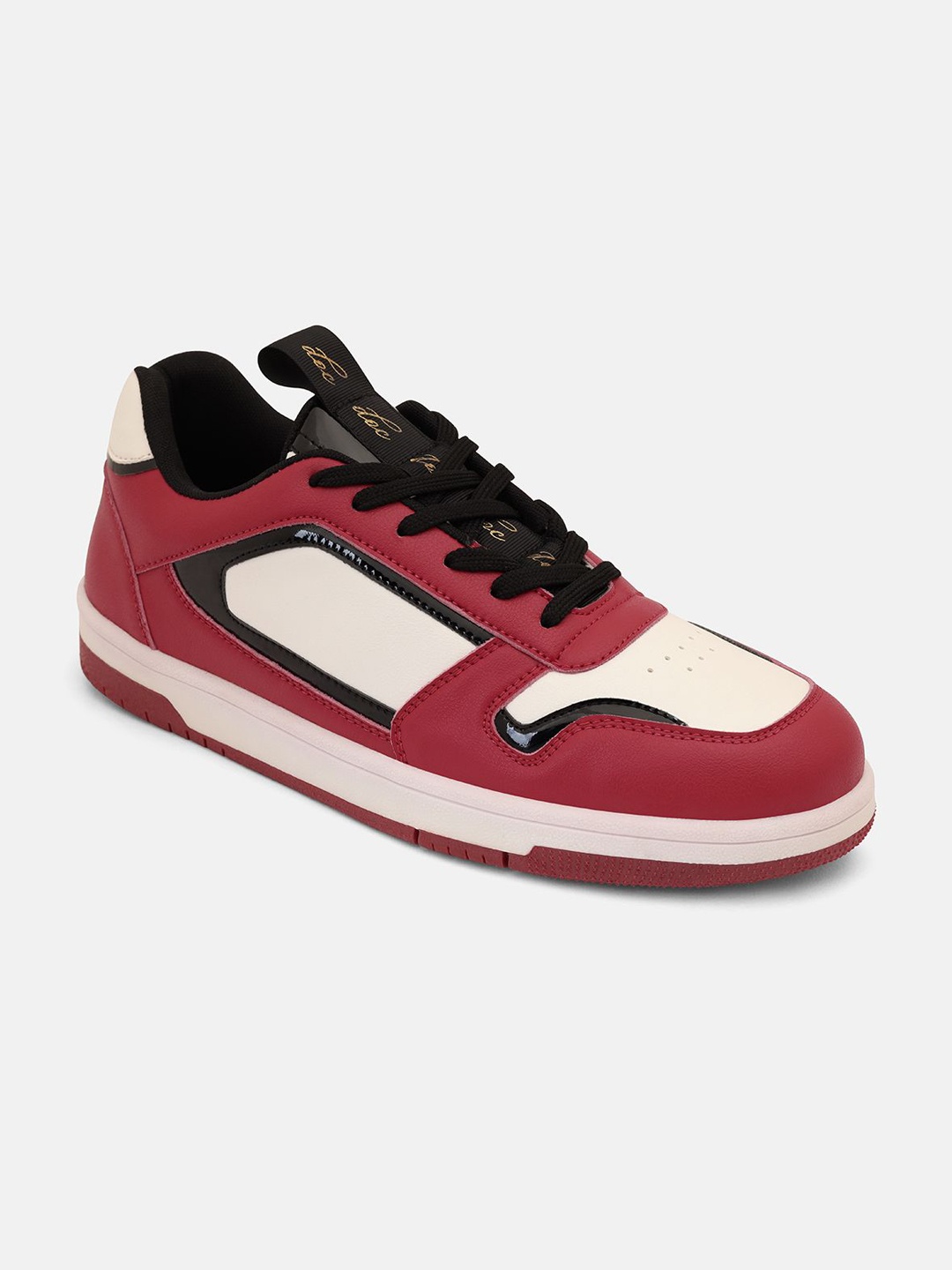 

Doc Martin Men Colourblocked PU Sneakers, Red
