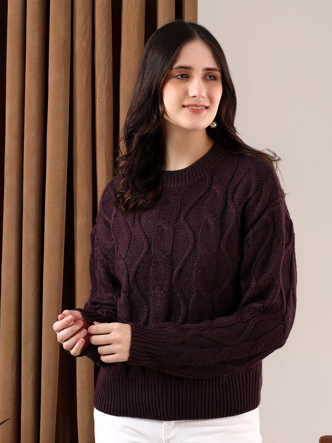 

Kotty Women Pullover, Brown