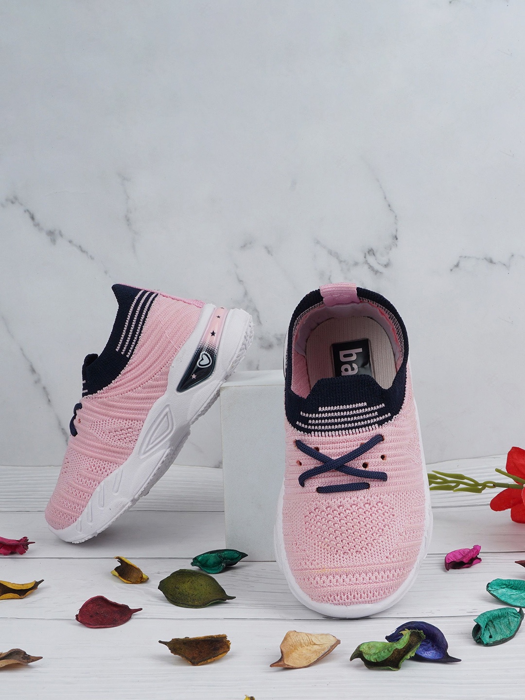 

BAESD Unisex Kids Colourblocked Slip-On Sneakers, Pink