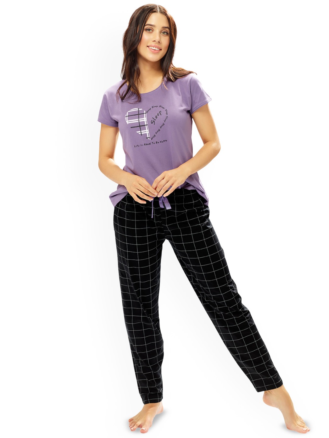 

Lotik Women Night suit, Purple