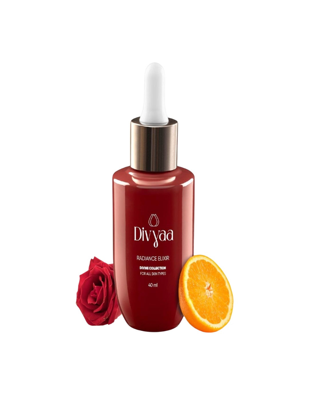 

DIVYAA Divine Radiance Elixir With Niacinamide - 40 ml, Maroon