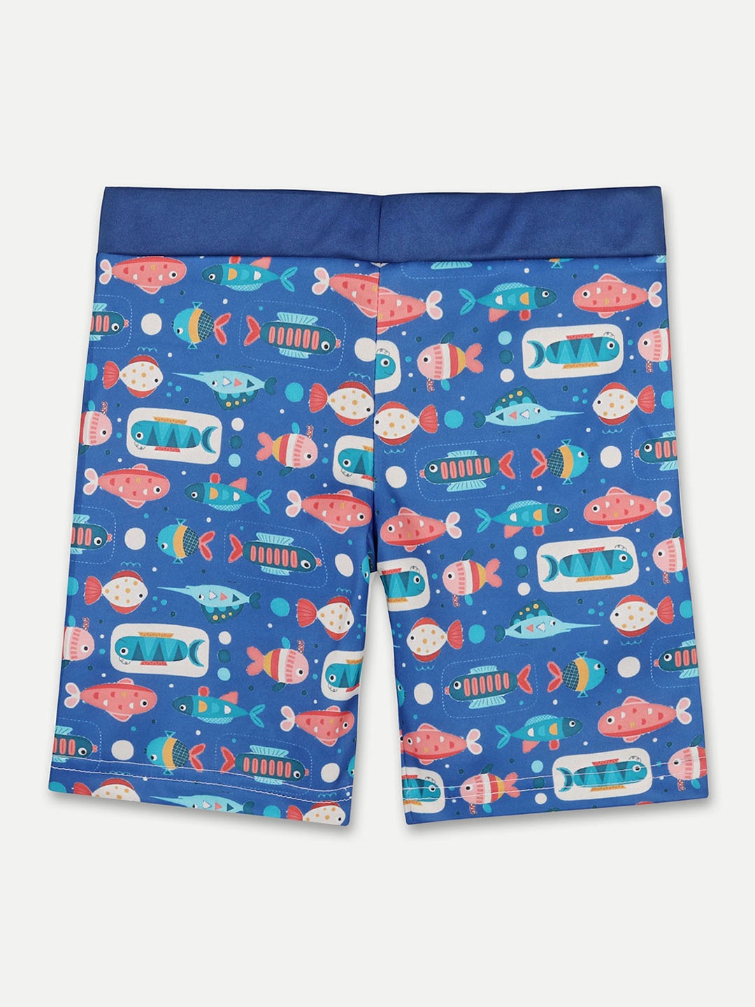 

Aqua Holic Kids Printed Slip-On Swim Shorts, Blue