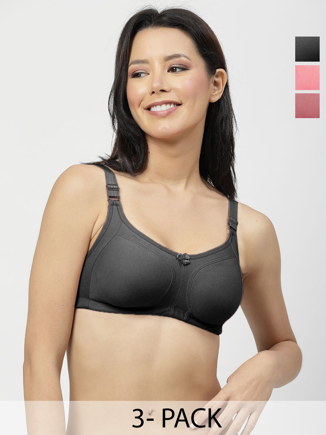 

SHYAM SONS FLAIR Bra Full Coverage, Black
