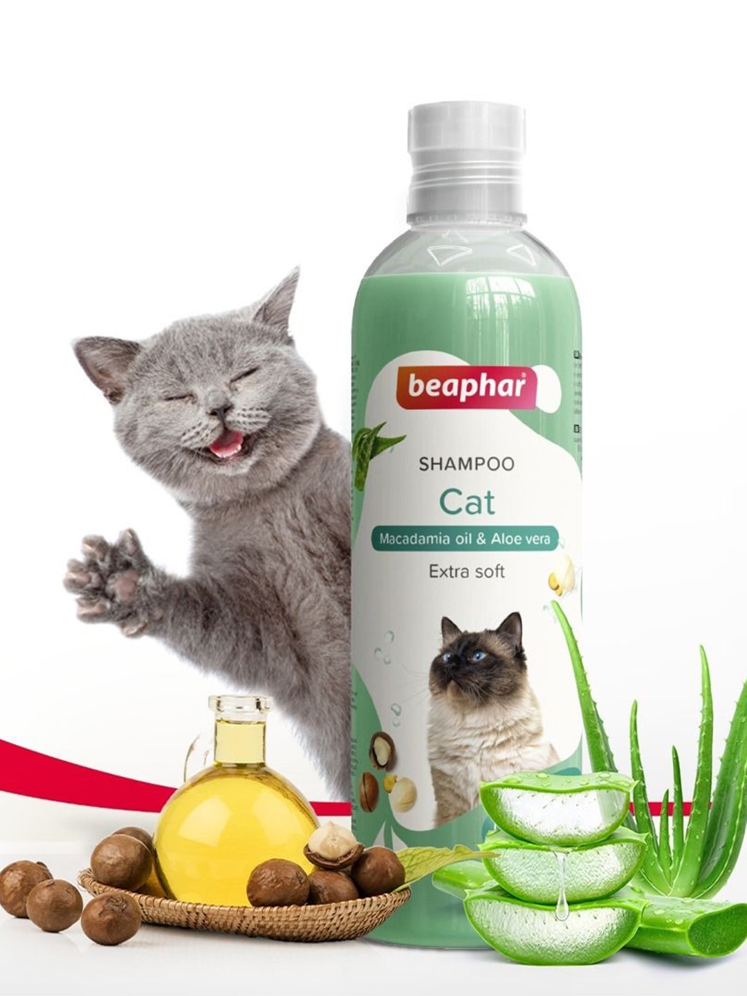 

Beaphar Cat Herbal Shampoo 250 Ml, White