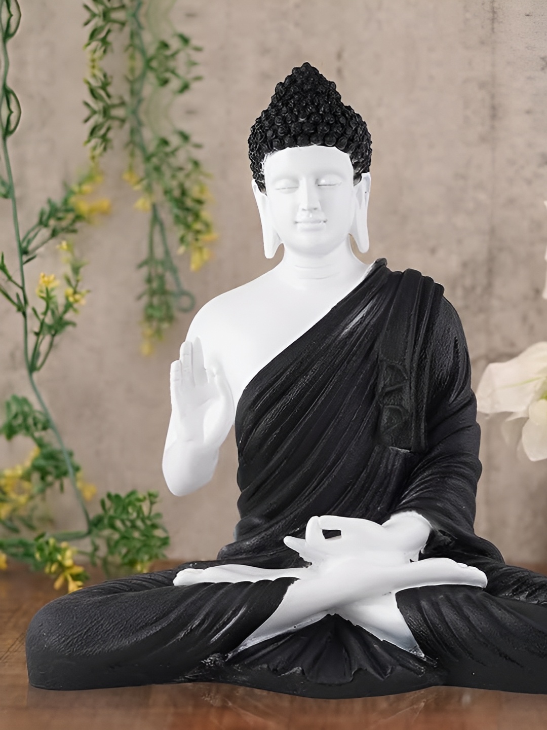 

Zart White Buddha Idol Showpiece
