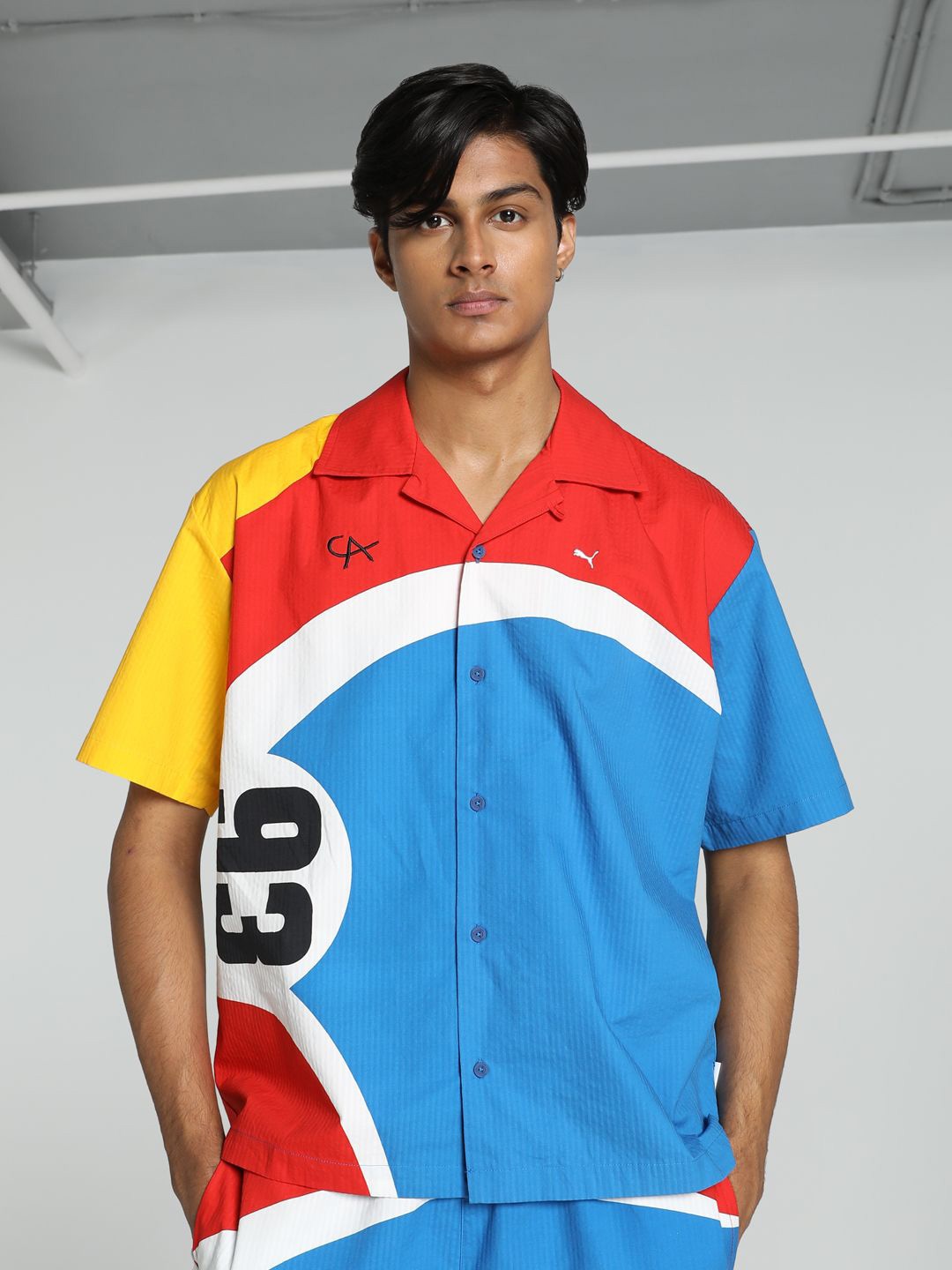 

Puma BMW Motorsport Calder Woven Shirt, Blue