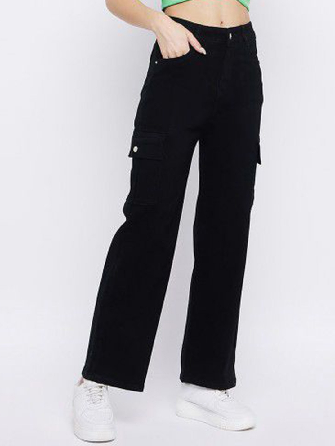 

Perfect Outlet Women High-Rise Stretchable Jeans, Black