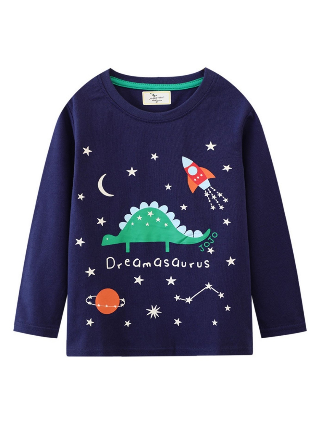 

LULU & SKY Boys Printed T-shirt, Blue