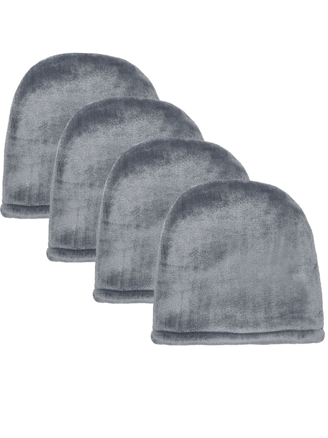 

KLOTTHE Men Set Of 4 Woollen Beanie Caps, Grey