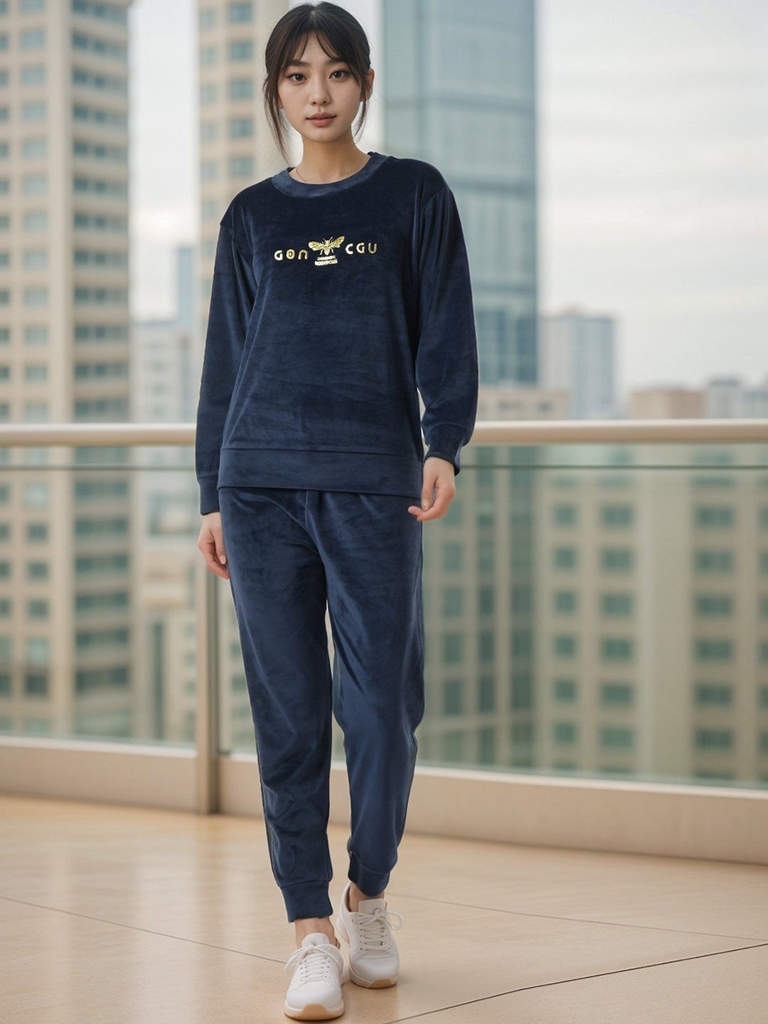 

BAESD Sweatshirt & Joggers Co-Ord, Blue