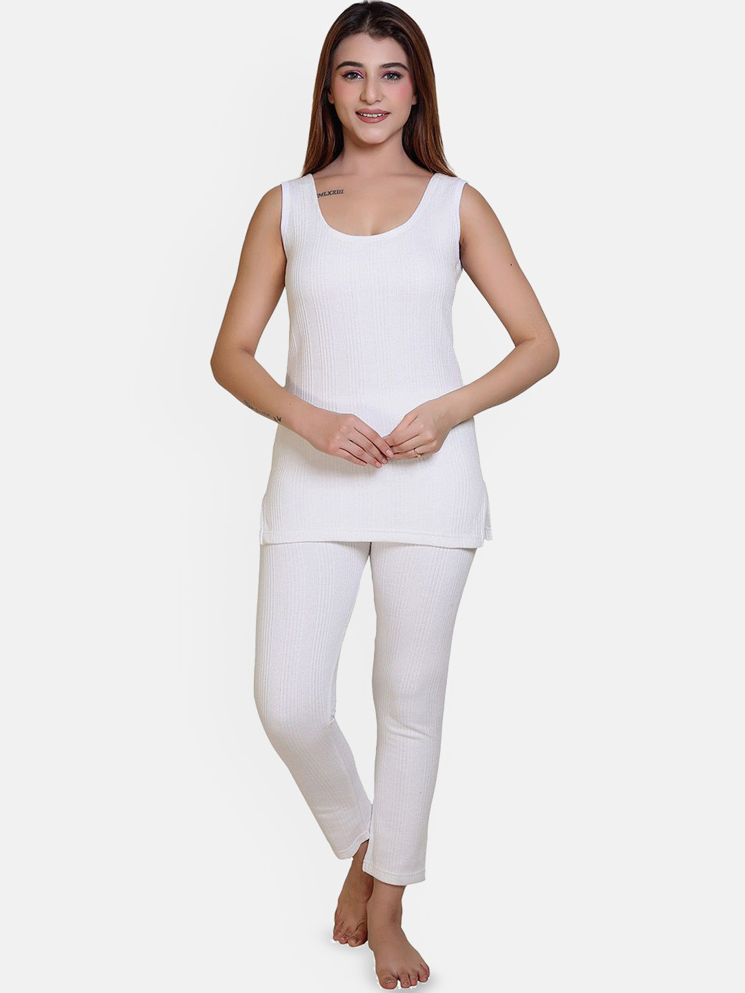 

Divine Girl Pack Of 2 Thermal Sets, White