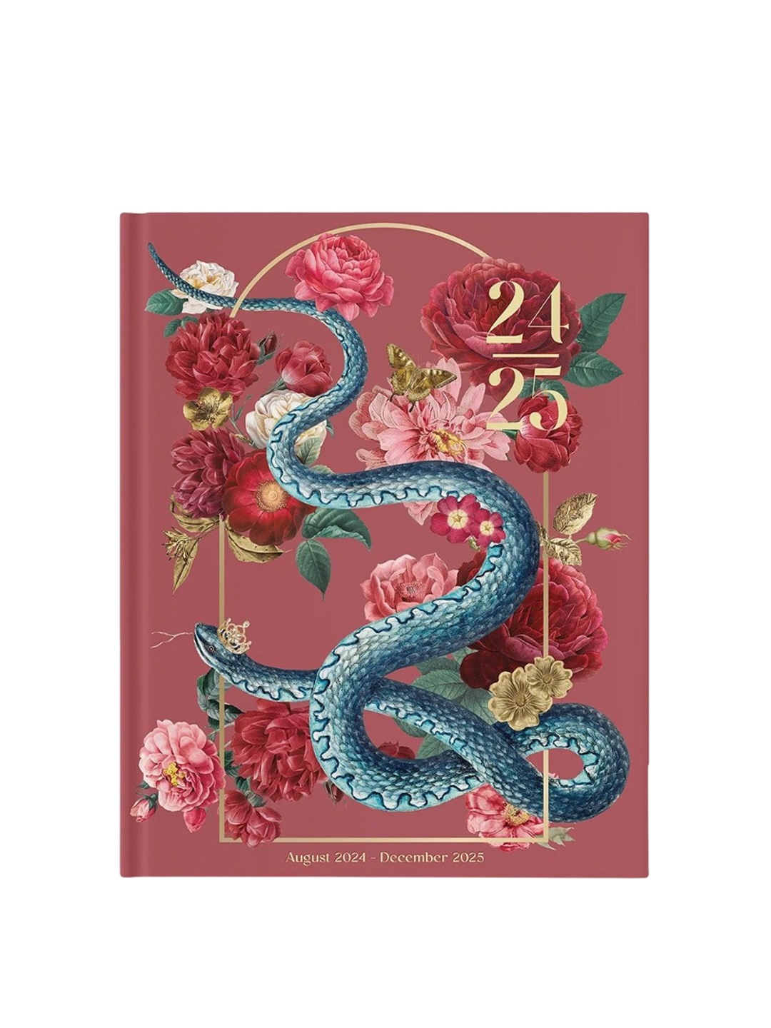 

happywagon Pink & Blue Floral & Snake Printed Planner