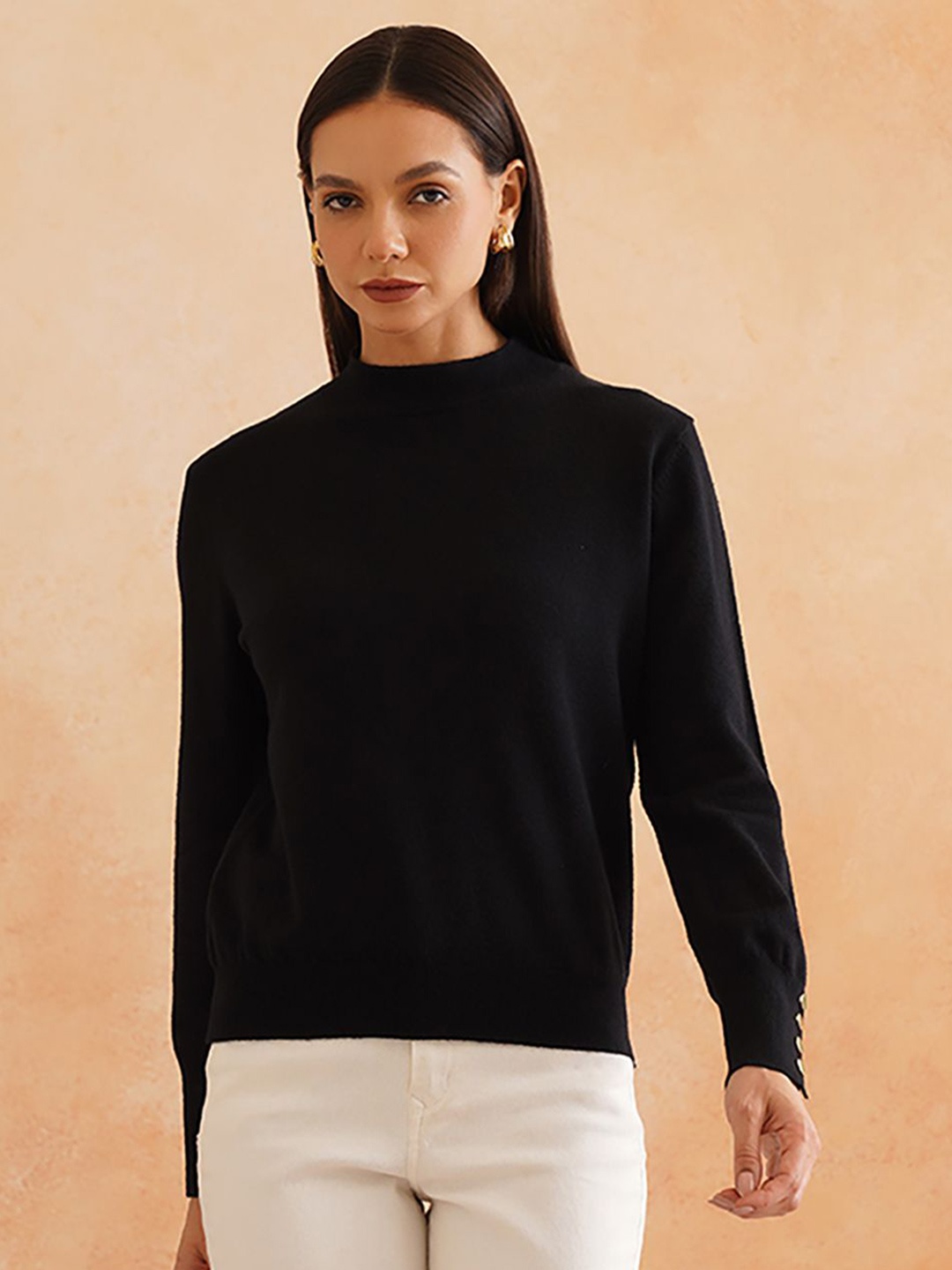 

Beatnik Women Pullover, Black