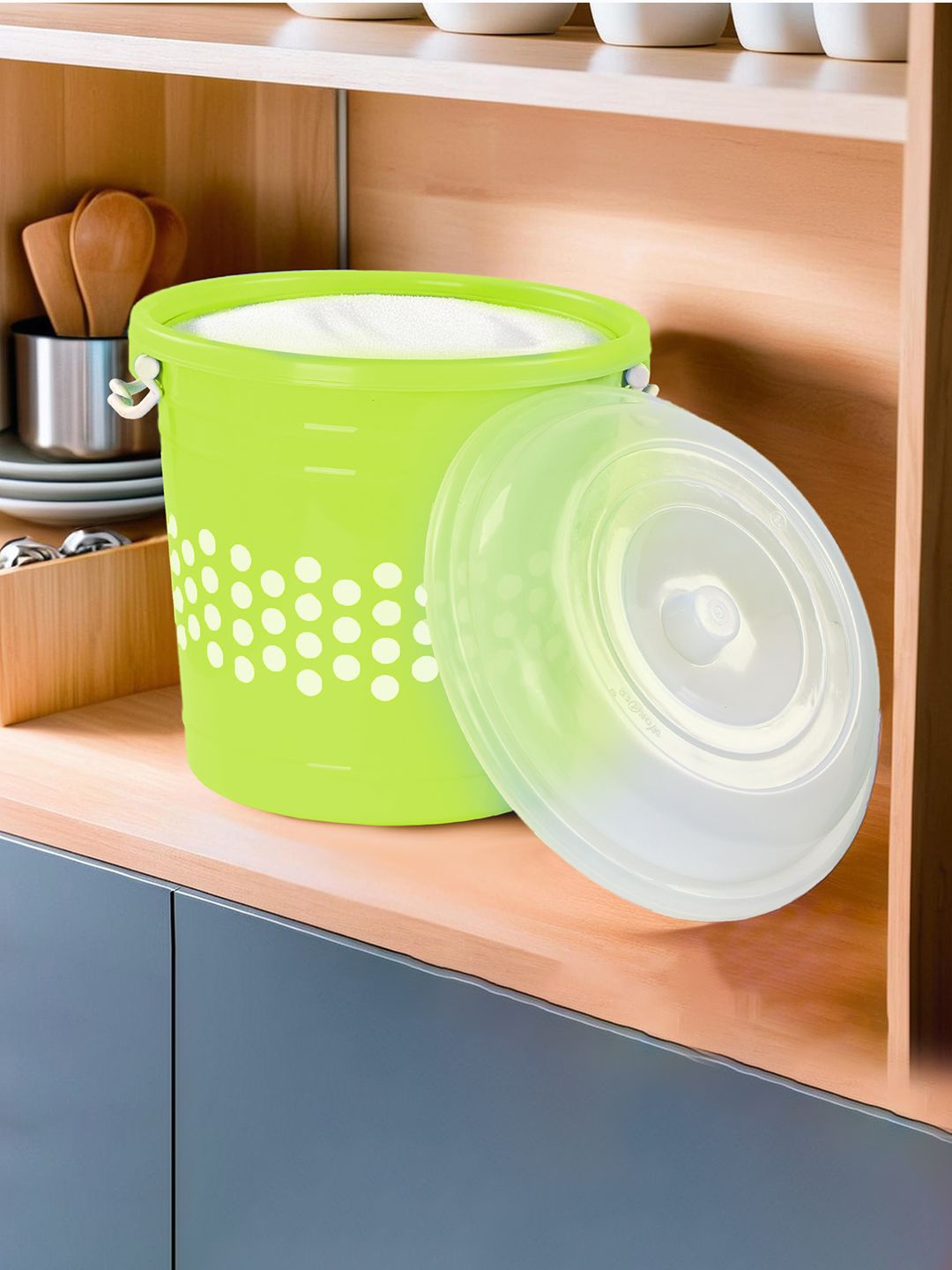 

Kuber Industries Set of 2 Unisex Green Container
