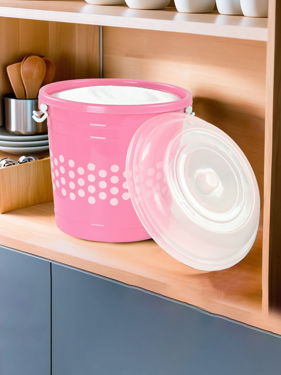 

Kuber Industries Set of 4 Unisex Pink Container