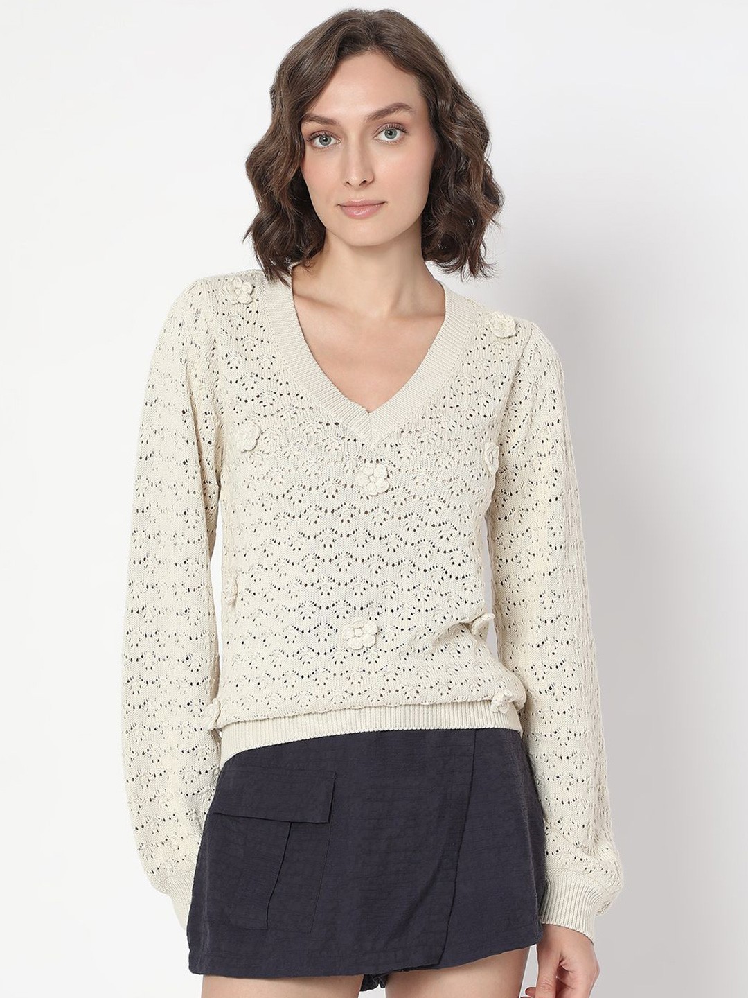 

Vero Moda Women Pullover, White