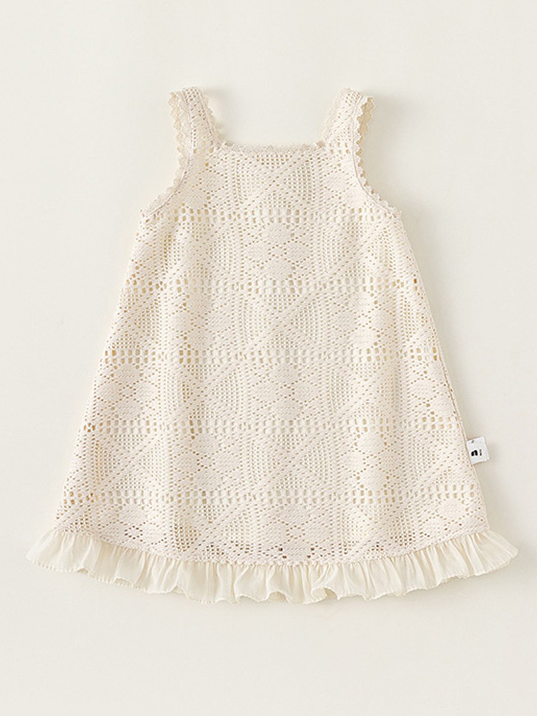 

LULU & SKY Girls A-Line Dress, Off white