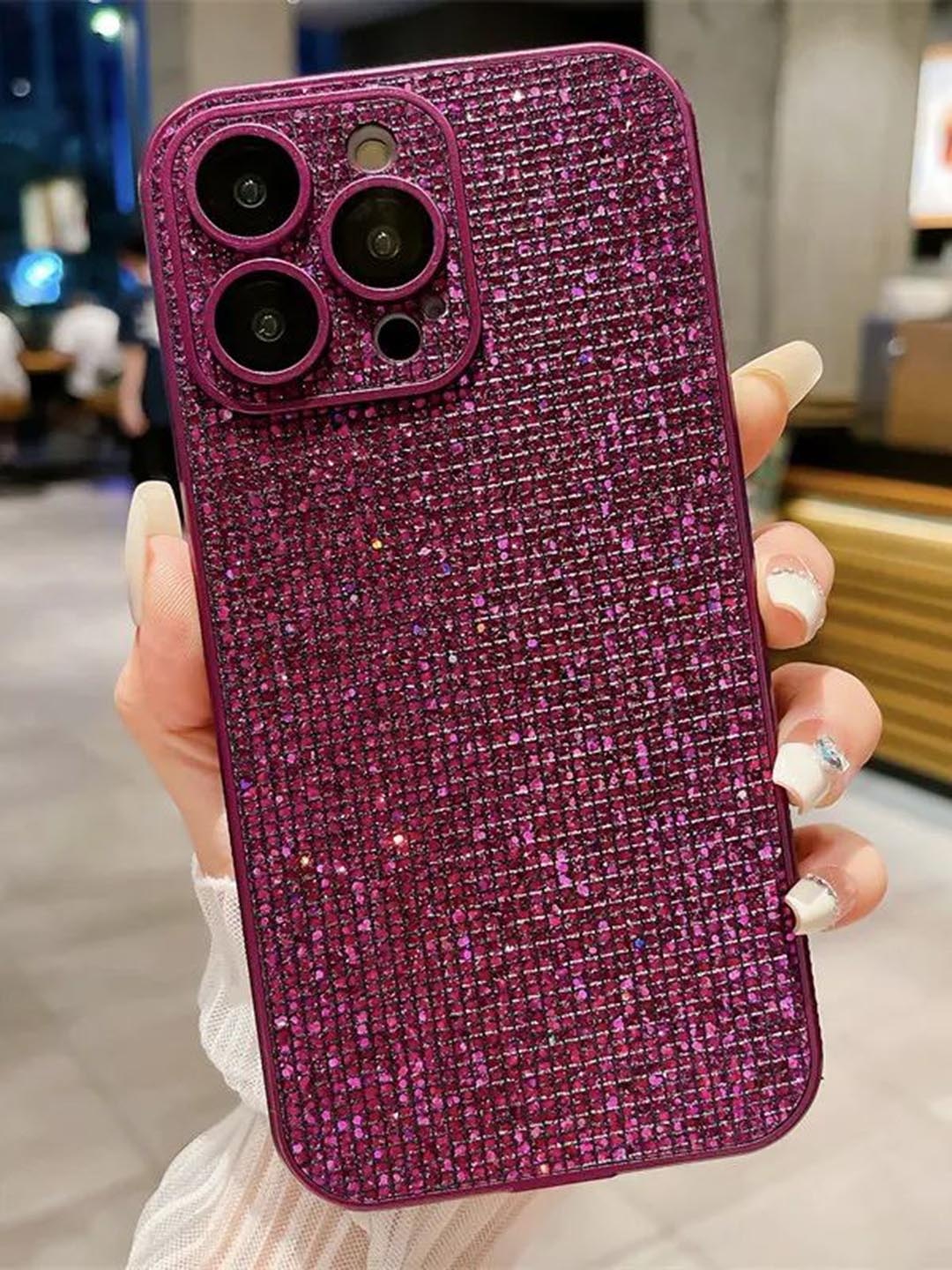 

Luxury Kase Glitter iPhone 12 Pro Max Back Case Mobile Accessories, Purple