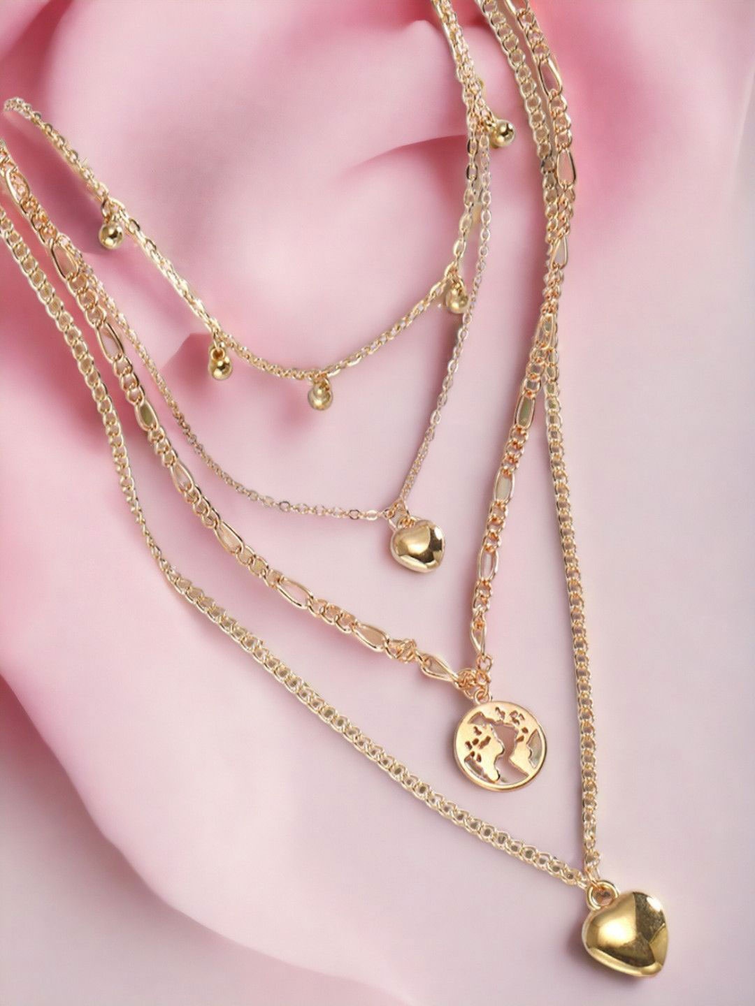 

DressBerry Layered Necklace, Gold