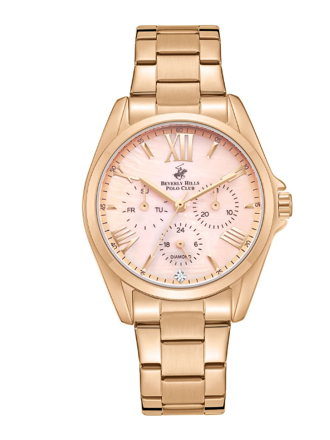 

Beverly Hills Polo Club Women Dial & Bracelet Style Straps Analogue Watch BP5038Y.410, White