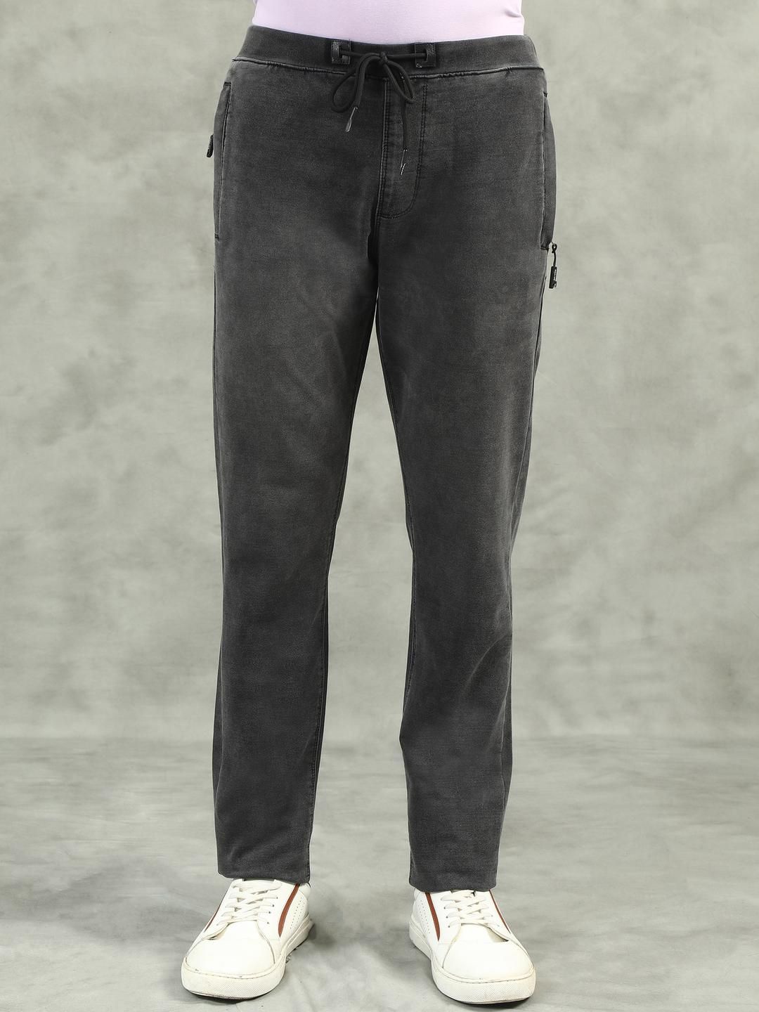 

beevee Men Classic Pleated Trousers, Black
