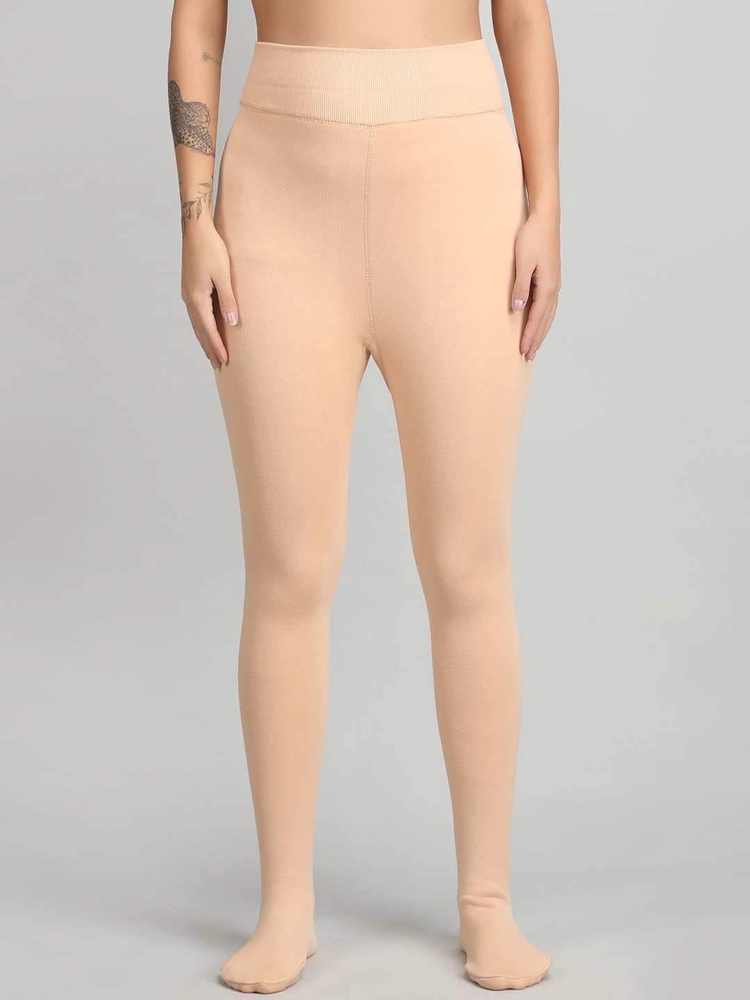 

Klassik Women Fur Thermal Bottoms, Cream