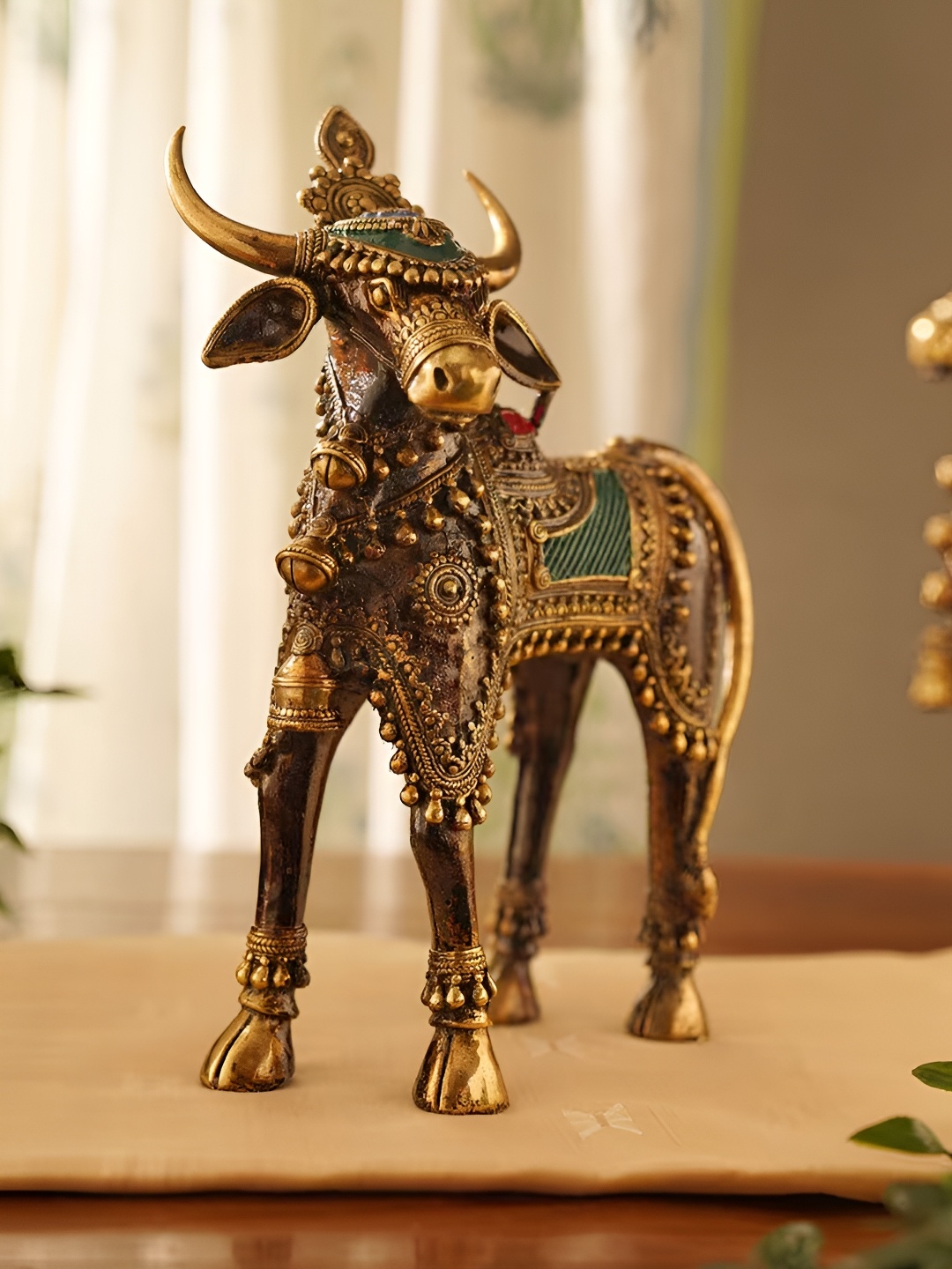 

JAYPORE Gold-Toned Religious Figurine Showpiece