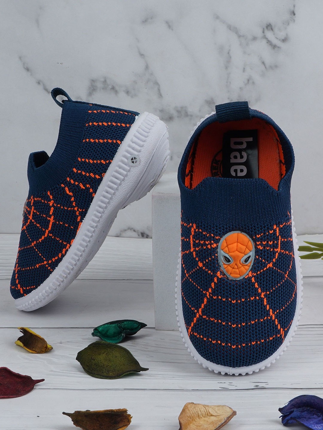 

BAESD Unisex Kids Colourblocked Slip-On Sneakers, Blue