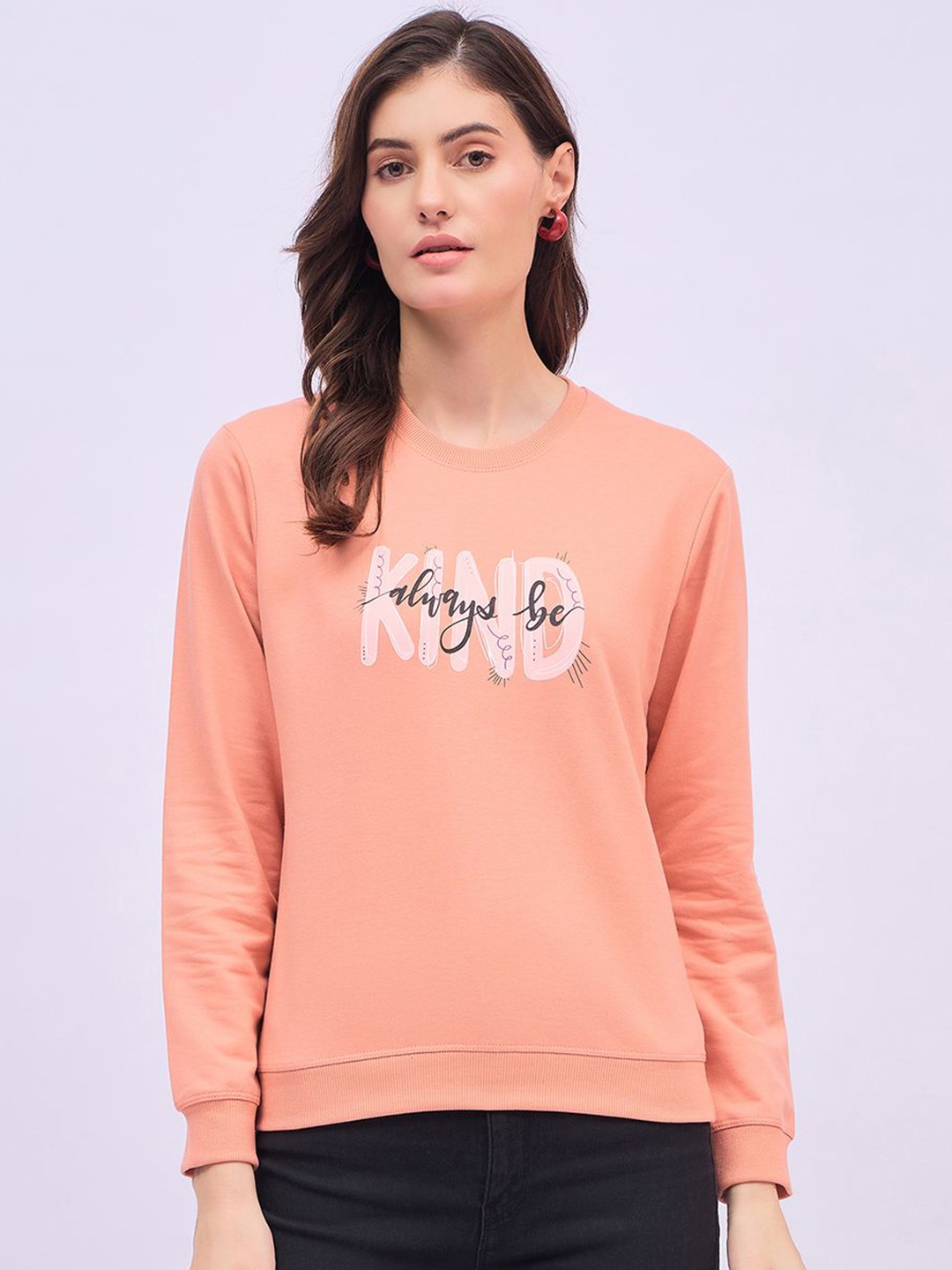 

UNEMODE Women Sweatshirt, Coral