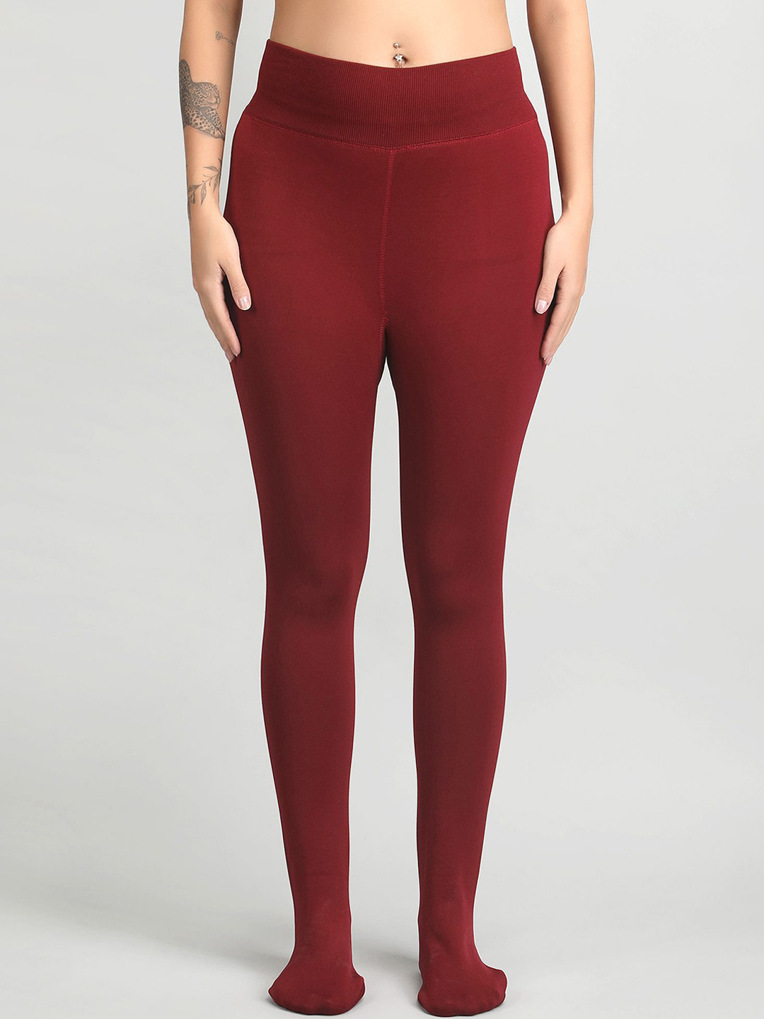 

Klassik Women Regular Length Thermal Bottoms, Maroon