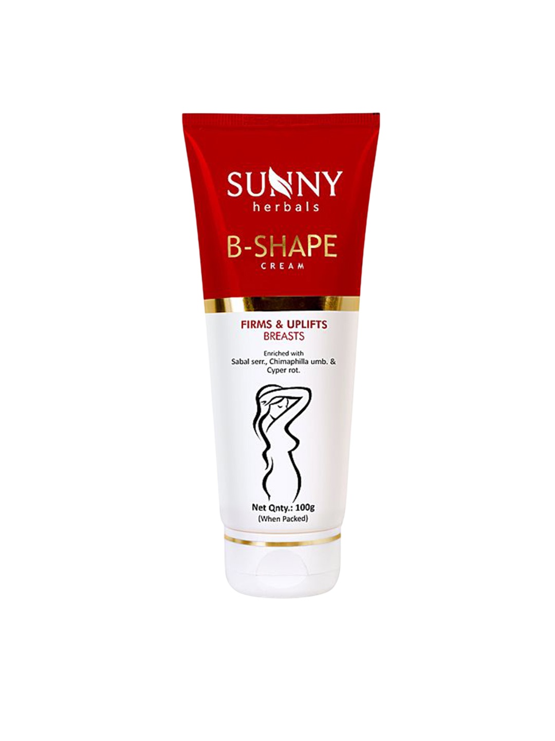 

SUNNY HERBALS B-Shape Cream Firms & Uplifts Breasts - 100 g, Off white