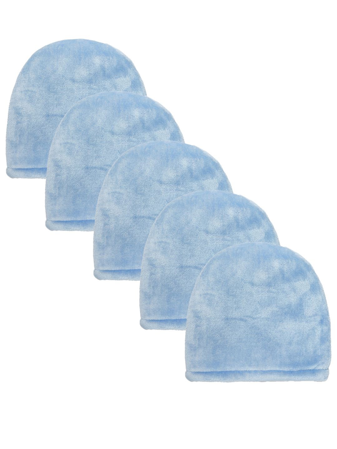 

KLOTTHE Men Pack Of 5 Woollen Beanie Caps, Blue
